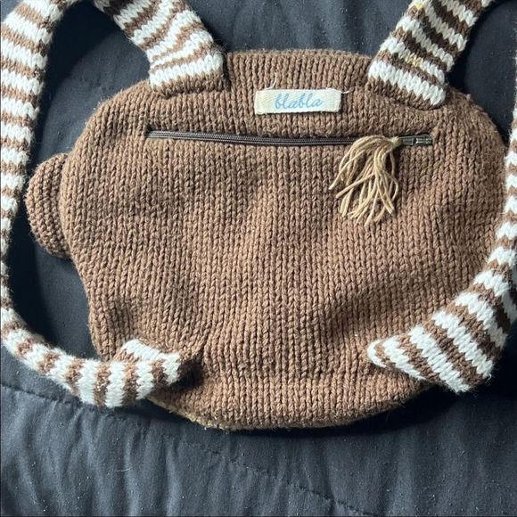 BLABLA KIDS  Brown Monkey Backpack - A super cute bag for your little one! - Picture 5 of 9